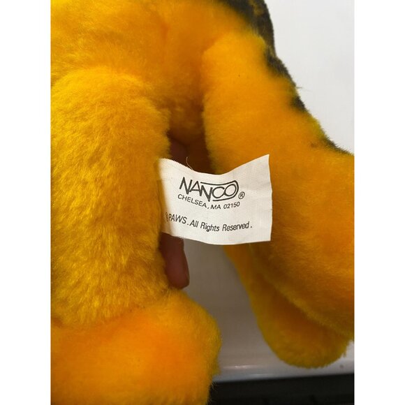 Pool Party Garfield Plush: Vintage Cartoon Cat Collectible from Nanco - Picture 9 of 10